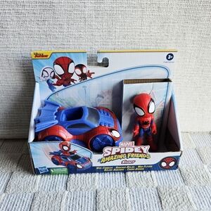 Hasbro Marvel Spidey and his AMAZING FRIEND Action Figure And Car